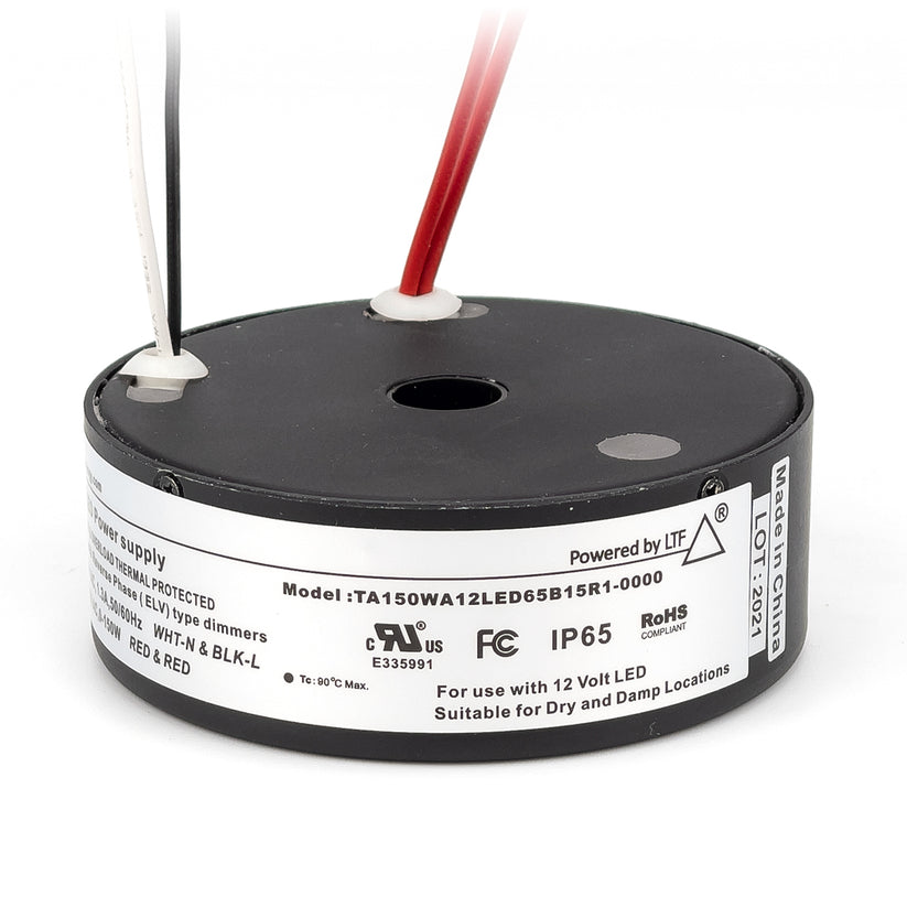 LTF LED 150watt no load electronic AC round driver transformer 12VAC E ...