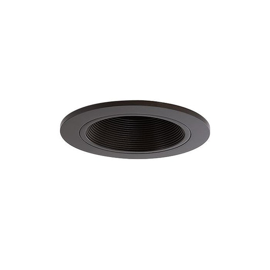 4" LED recessed lighting dark bronze baffle trim retrofit kit