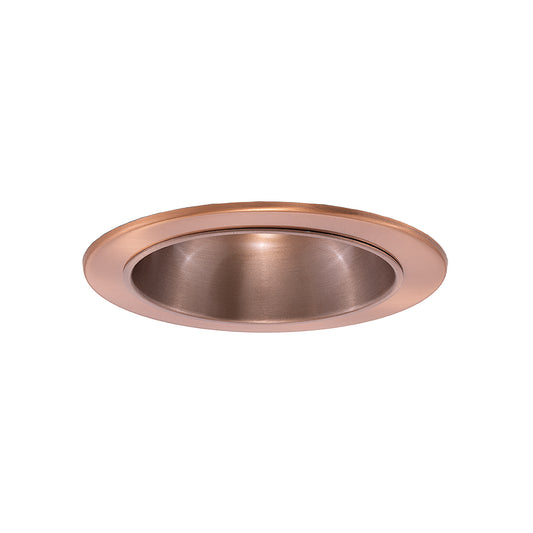 4" LED recessed lighting Copper reflector Copper trim retrofit kit